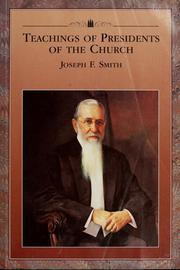 Cover of: Teachings of presidents of the church by 