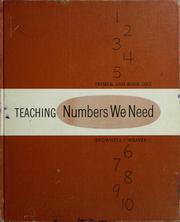 Cover of: Teaching Numbers we need