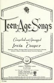 Cover of: Teen-age songs by Cooper, Irvin