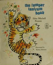 Cover of: The temper tantrum book. by Edna Mitchell Preston