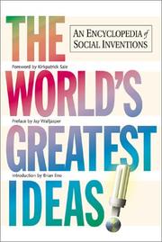 Cover of: The World's Greatest Ideas: An Encyclopedia of Social Inventions