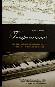 Cover of: Temperament :how music became a battleground for the great minds of Western civilization