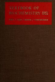 Textbook of biochemistry by Edward Staunton West