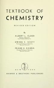 Cover of Textbook of chemistry. by Albert Lawrence Elder