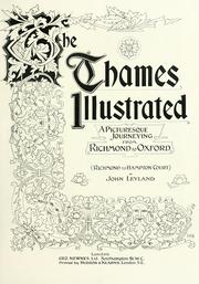 Cover of: The Thames illustrated by John Leyland