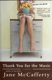 Cover of: Thank you for the music by Jane McCafferty