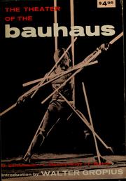 Cover of: The Theater of the Bauhaus by Oskar Schlemmer