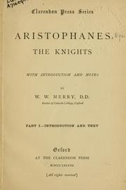 Cover of: The Knights by Aristophanes