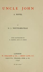Cover of: Uncle John by G. J. Whyte-Melville
