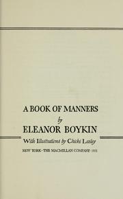 Cover of: This way, please by Eleanor Boykin, Eleanor Boykin