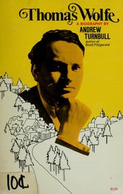 Cover of: Thomas Wolfe.