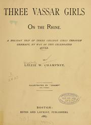 Cover of: Three Vassar girls on the Rhine