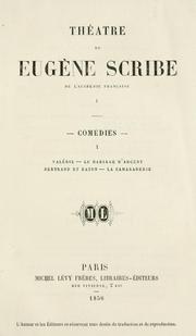 Cover of: Théâtre de Eugene Scribe.