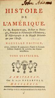 Cover of: L'histoire de l'Amérique