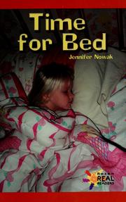 Cover of: Time for Bed. by 