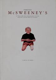 Cover of: Timothy McSweeney's: at war for the foreseeable future and he's never been so scared.