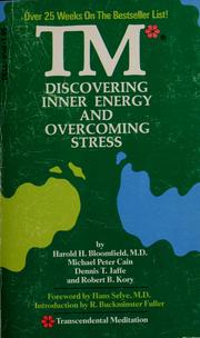 Cover of: TM*: discovering inner energy and overcoming stress