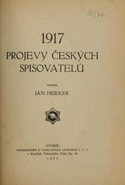 Cover of: Tisíc devt set sedmnáct: projevy eských spisovatel