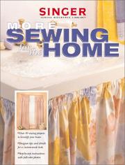 Cover of: More sewing for the home.