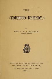 Cover of: The tobacco remedy.