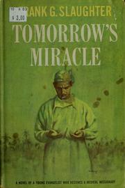 Cover of: Tomorrow's miracle