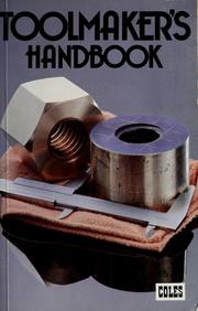 Cover of: Toolmaker's handbook