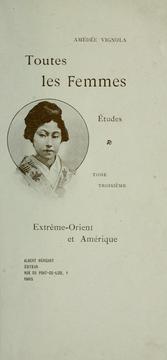 Cover of: Toutes les femmes: études