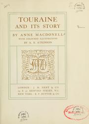 Cover of: Touraine and its story