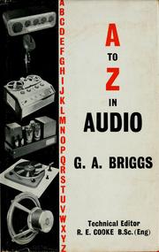 Cover of: A to Z in audio