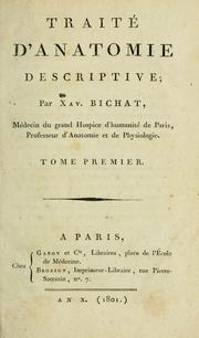 Cover of: Traité d'anatomie descriptive