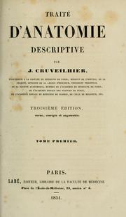 Cover of: Traité d'anatomie descriptive