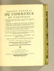 Cover of: Traité général du commerce de l'Amérique. by Chambon M.