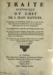 Traité historique du chef de S. Jean Baptiste by Du Cange, Charles Du Fresne sieur