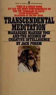 Cover of: Transcendental meditation by Jack Forem