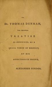 Cover of: A treatise on the epidemic puerperal fever of Aberdeen