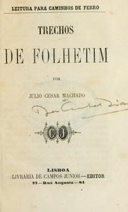 Cover of: Trechos de folhetim