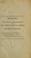 Cover of: Treaty of peace, friendship, limits, and settlement between the United States of America and the Mexican Republic ...