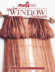 Cover of: Low sew window treatments