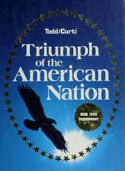Cover of: Triumph of the American nation