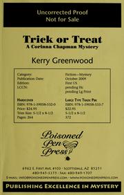 Cover of: Trick or treat