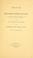 Cover of: Tribute to Eben Sperry Stearns, D. D., L. L. D., chancellor of the University, and president of the Normal college at Nashville, Tennessee, at the annual meeting of the trustees of the Peabody education fund, New York, 5 October, 1887