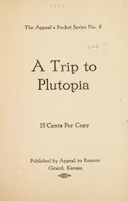 Cover of: A trip to Plutopia