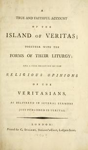 A true and faithful account of the Island of Veritas by Nilekaw Freeman