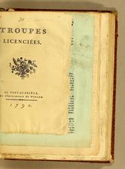 Troupes licenciées by Saint-Domingue. Assemblée générale