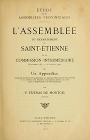 Étude sur les assemblées provinciales by P. Tézenas du Montcel