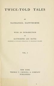 Cover of: Twice-told tales | Nathaniel Hawthorne