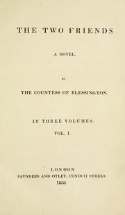 Cover of: two friends: a novel