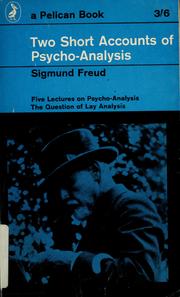 Cover of: Two short accounts of psycho-analysis