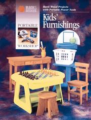 Cover of: Kids' Furnishings: Basic Wood Projects With Portable Power Tools (Portable Workshop)