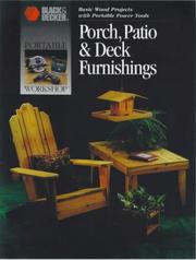 Cover of: Porch, patio & deck furnishings: basic wood projects with portable power tools.